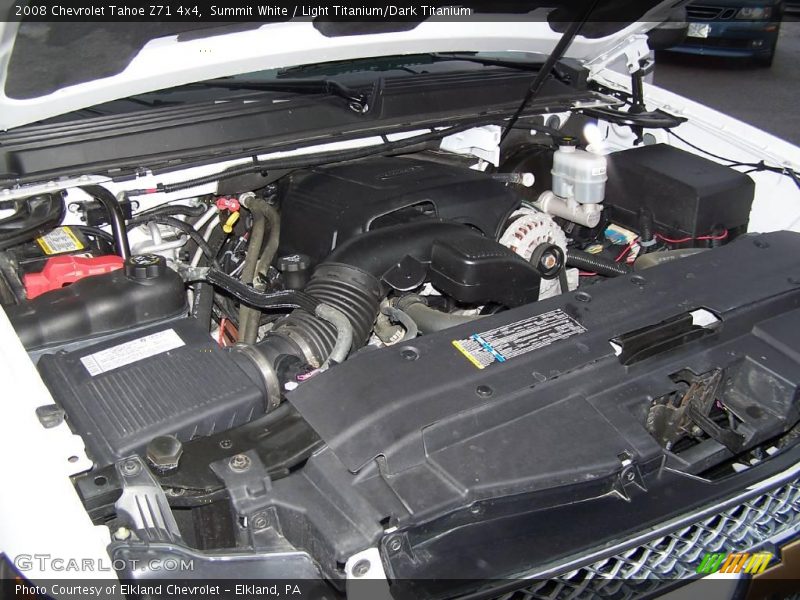Summit White / Light Titanium/Dark Titanium 2008 Chevrolet Tahoe Z71 4x4