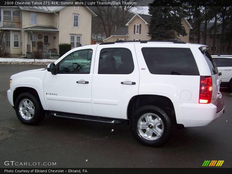 Summit White / Light Titanium/Dark Titanium 2008 Chevrolet Tahoe Z71 4x4