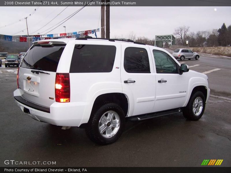 Summit White / Light Titanium/Dark Titanium 2008 Chevrolet Tahoe Z71 4x4