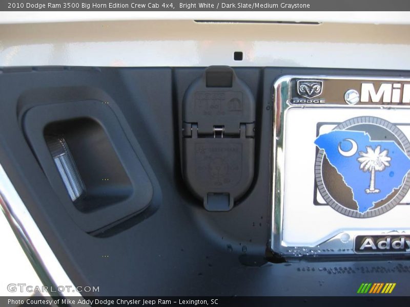 Bright White / Dark Slate/Medium Graystone 2010 Dodge Ram 3500 Big Horn Edition Crew Cab 4x4