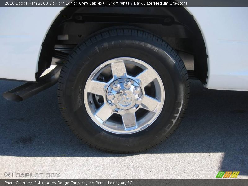 Bright White / Dark Slate/Medium Graystone 2010 Dodge Ram 3500 Big Horn Edition Crew Cab 4x4