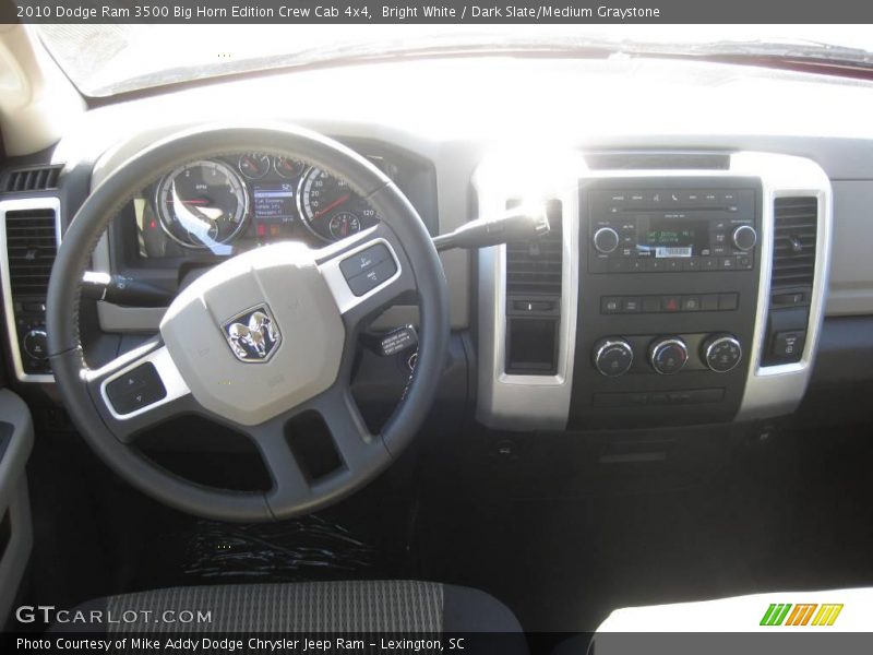 Bright White / Dark Slate/Medium Graystone 2010 Dodge Ram 3500 Big Horn Edition Crew Cab 4x4