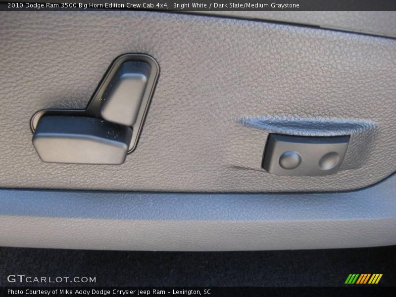 Bright White / Dark Slate/Medium Graystone 2010 Dodge Ram 3500 Big Horn Edition Crew Cab 4x4