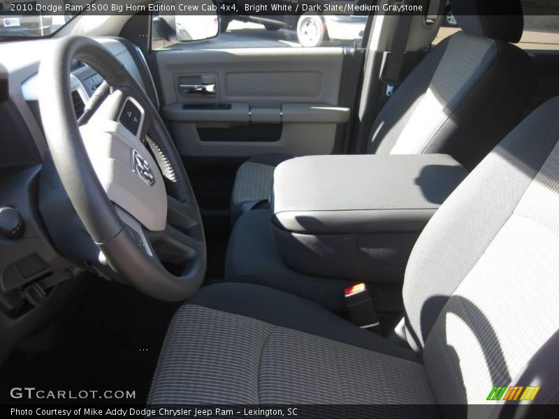 Bright White / Dark Slate/Medium Graystone 2010 Dodge Ram 3500 Big Horn Edition Crew Cab 4x4