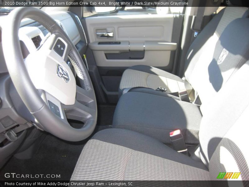 Bright White / Dark Slate/Medium Graystone 2010 Dodge Ram 3500 Big Horn Edition Crew Cab 4x4