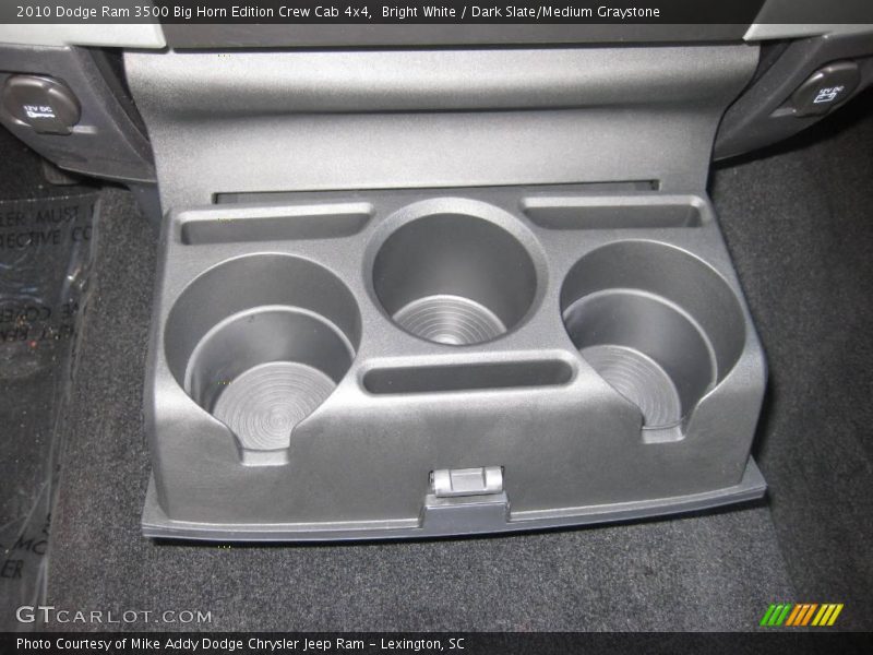 Bright White / Dark Slate/Medium Graystone 2010 Dodge Ram 3500 Big Horn Edition Crew Cab 4x4