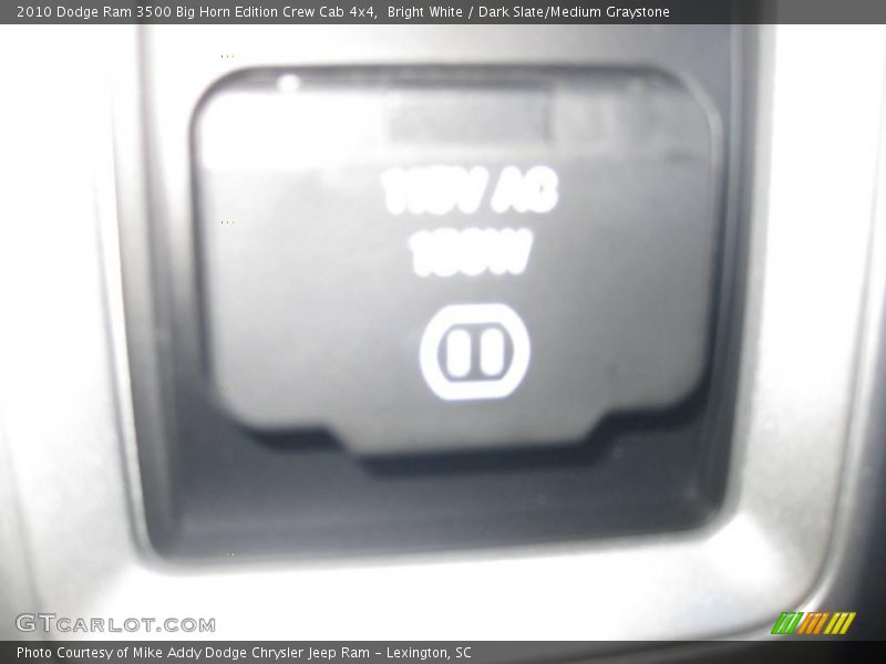 Bright White / Dark Slate/Medium Graystone 2010 Dodge Ram 3500 Big Horn Edition Crew Cab 4x4