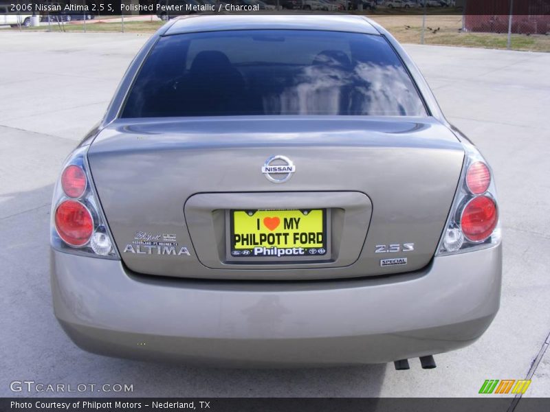 Polished Pewter Metallic / Charcoal 2006 Nissan Altima 2.5 S