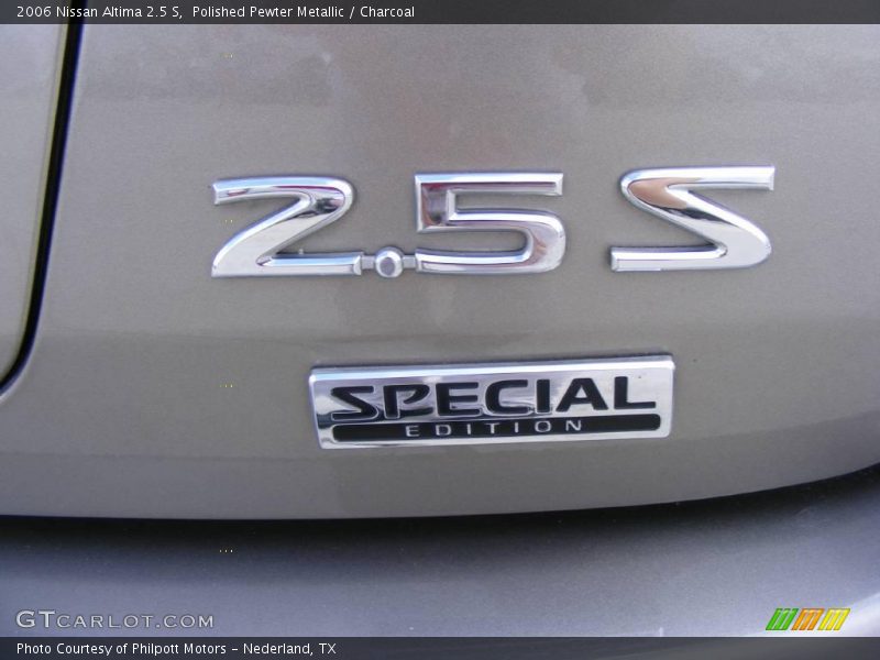 Polished Pewter Metallic / Charcoal 2006 Nissan Altima 2.5 S