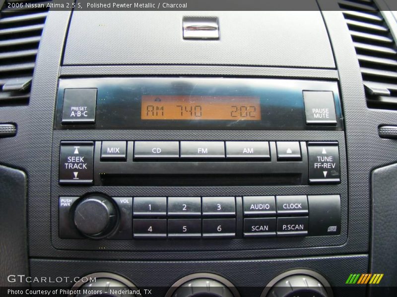 Polished Pewter Metallic / Charcoal 2006 Nissan Altima 2.5 S