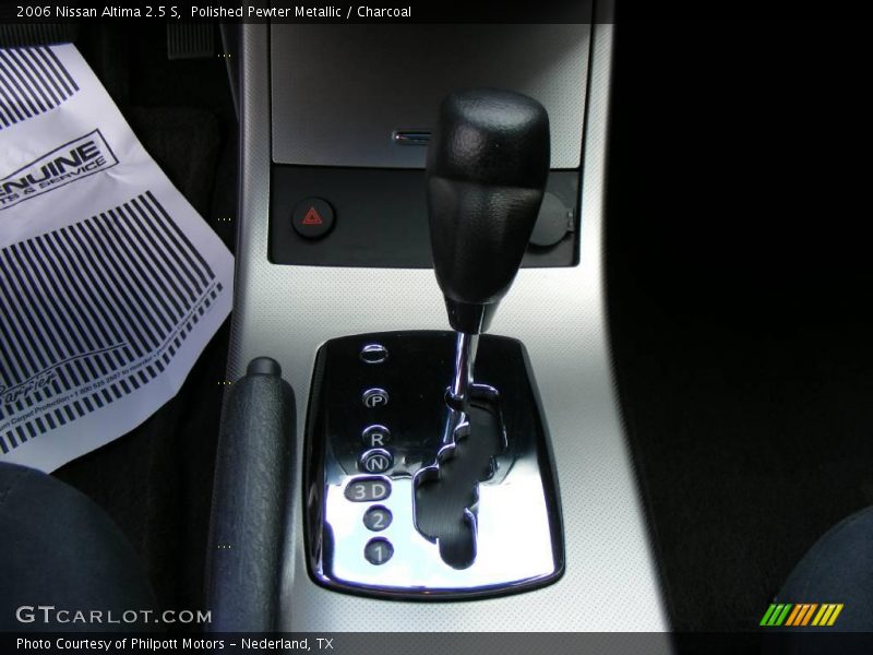 Polished Pewter Metallic / Charcoal 2006 Nissan Altima 2.5 S