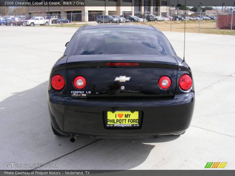 Black / Gray 2006 Chevrolet Cobalt LS Coupe