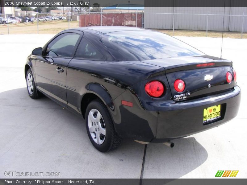 Black / Gray 2006 Chevrolet Cobalt LS Coupe
