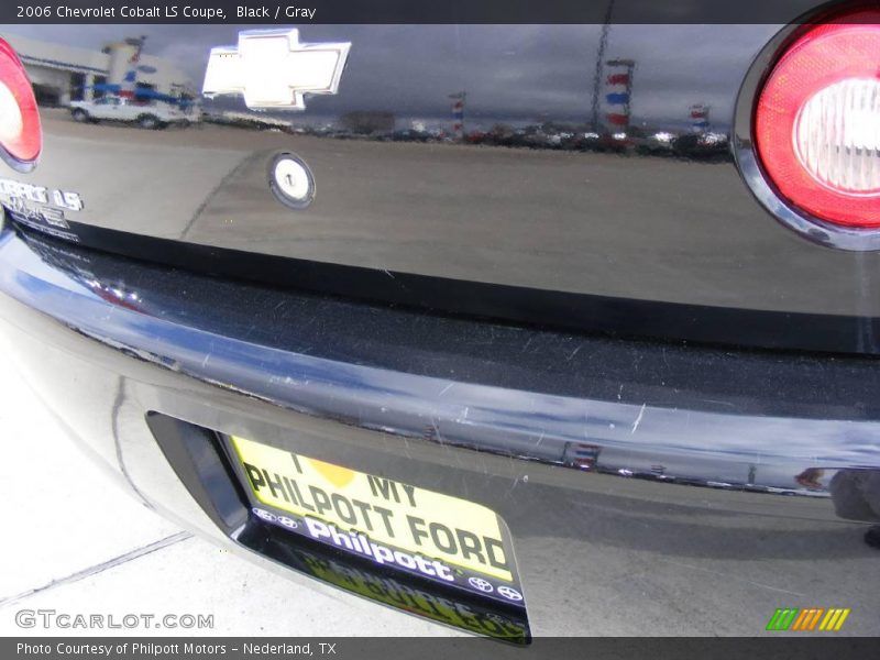 Black / Gray 2006 Chevrolet Cobalt LS Coupe