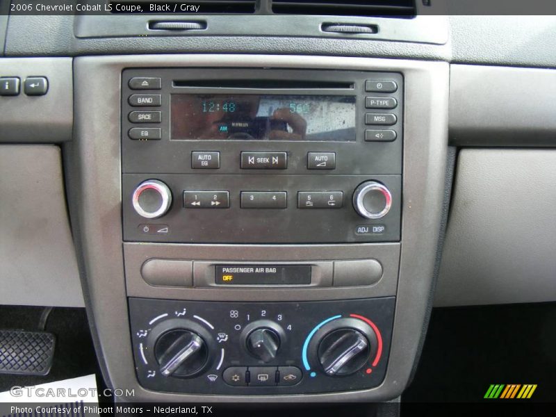 Black / Gray 2006 Chevrolet Cobalt LS Coupe