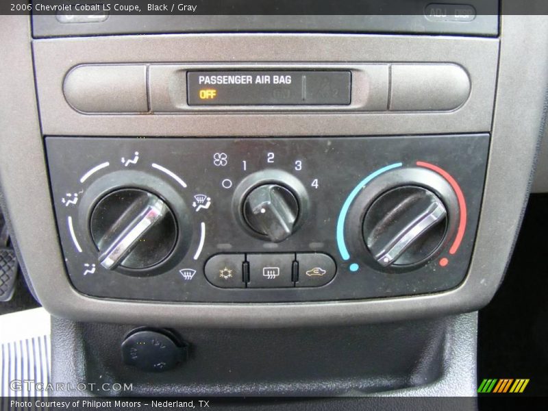 Black / Gray 2006 Chevrolet Cobalt LS Coupe
