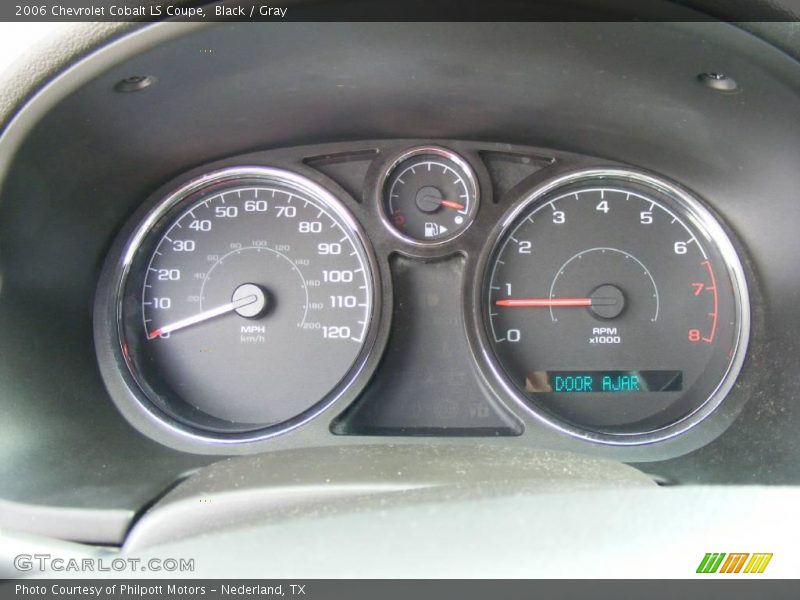 Black / Gray 2006 Chevrolet Cobalt LS Coupe
