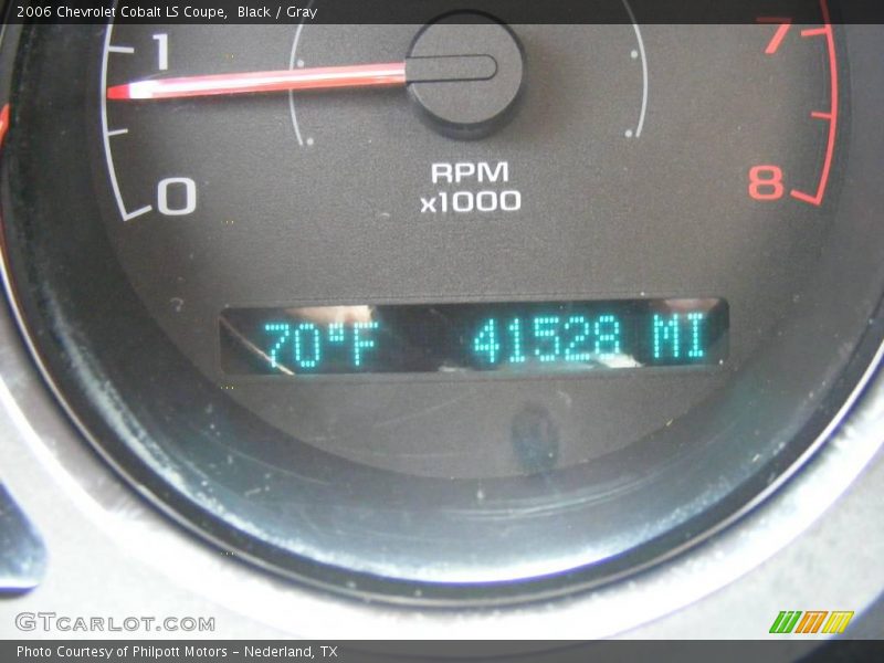 Black / Gray 2006 Chevrolet Cobalt LS Coupe