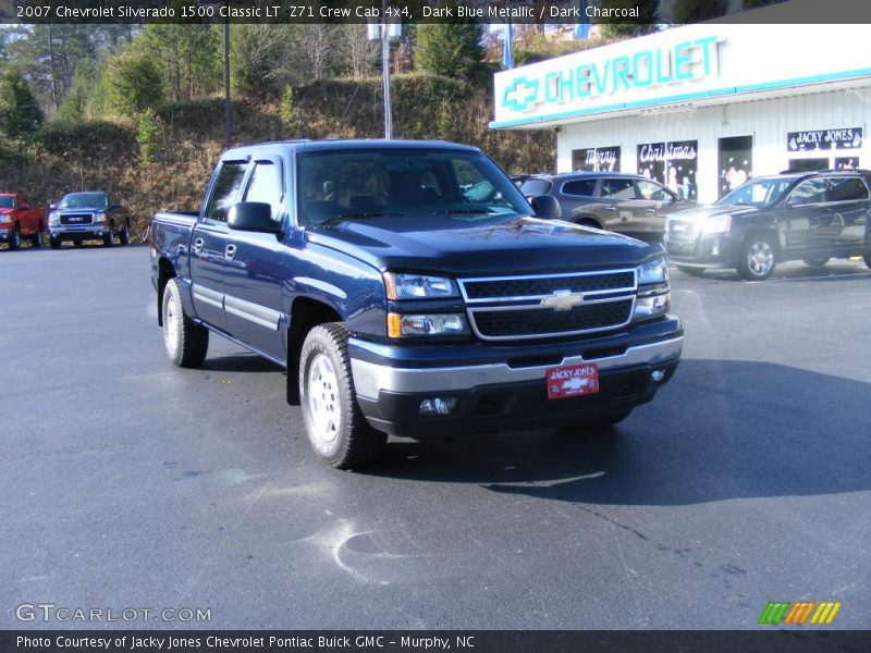 Dark Blue Metallic / Dark Charcoal 2007 Chevrolet Silverado 1500 Classic LT  Z71 Crew Cab 4x4
