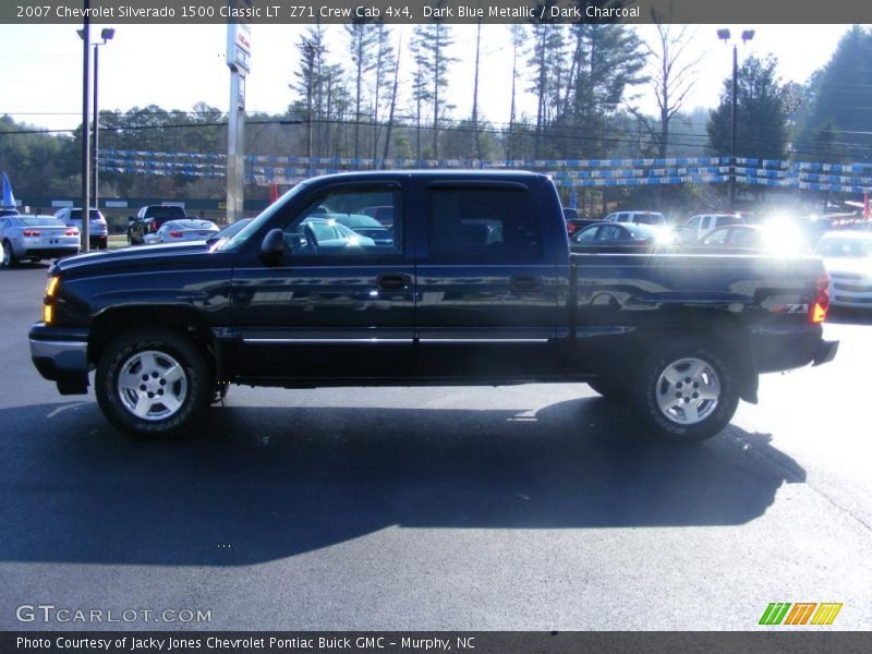 Dark Blue Metallic / Dark Charcoal 2007 Chevrolet Silverado 1500 Classic LT  Z71 Crew Cab 4x4