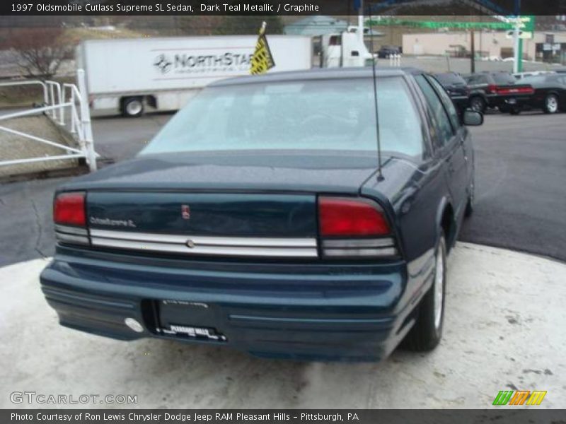 Dark Teal Metallic / Graphite 1997 Oldsmobile Cutlass Supreme SL Sedan