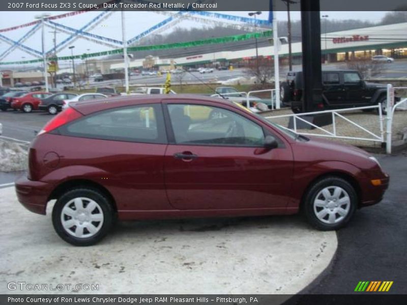 Dark Toreador Red Metallic / Charcoal 2007 Ford Focus ZX3 S Coupe
