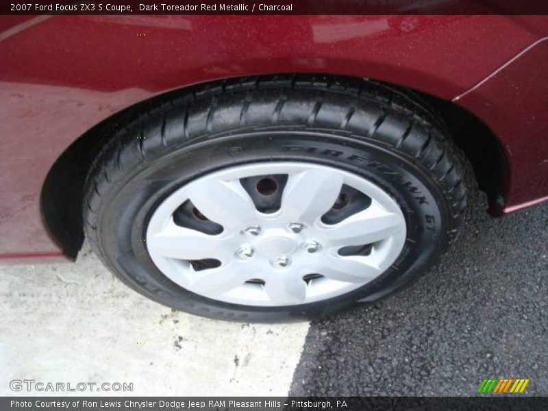 Dark Toreador Red Metallic / Charcoal 2007 Ford Focus ZX3 S Coupe