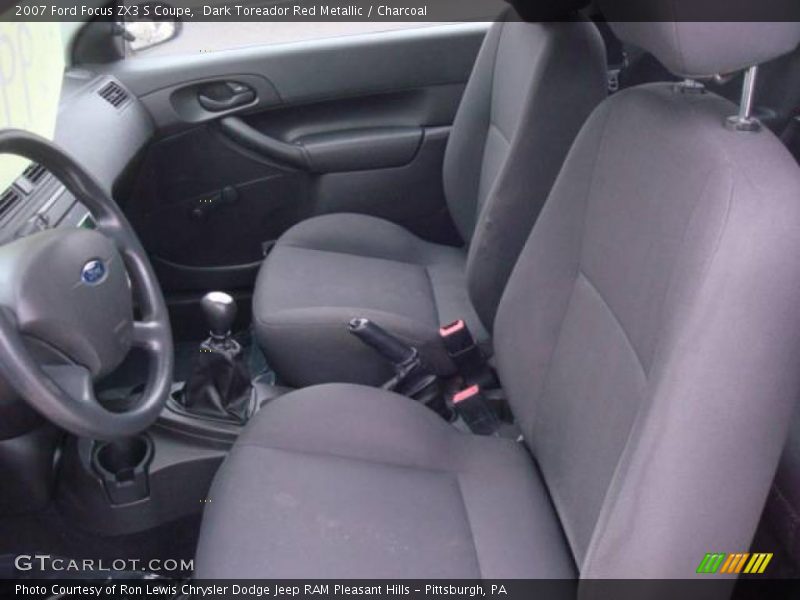 Dark Toreador Red Metallic / Charcoal 2007 Ford Focus ZX3 S Coupe