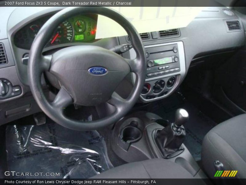 Dark Toreador Red Metallic / Charcoal 2007 Ford Focus ZX3 S Coupe