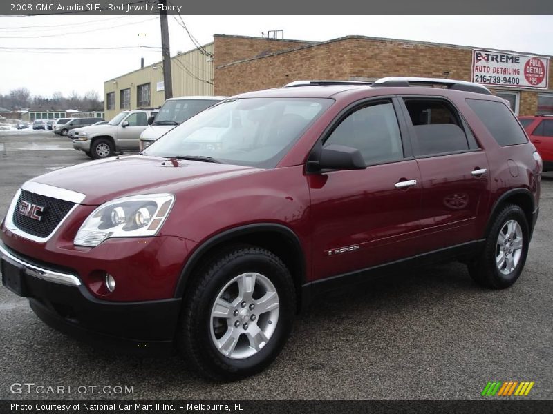 Red Jewel / Ebony 2008 GMC Acadia SLE