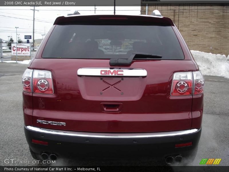 Red Jewel / Ebony 2008 GMC Acadia SLE