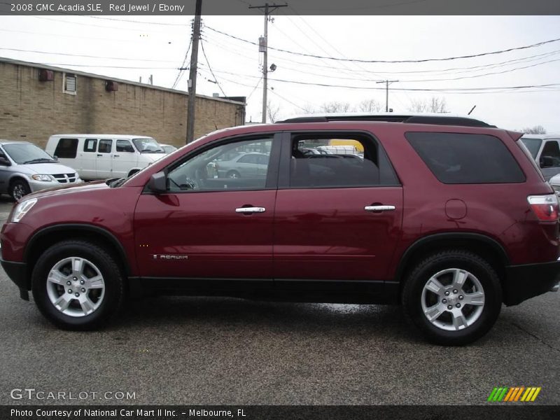 Red Jewel / Ebony 2008 GMC Acadia SLE