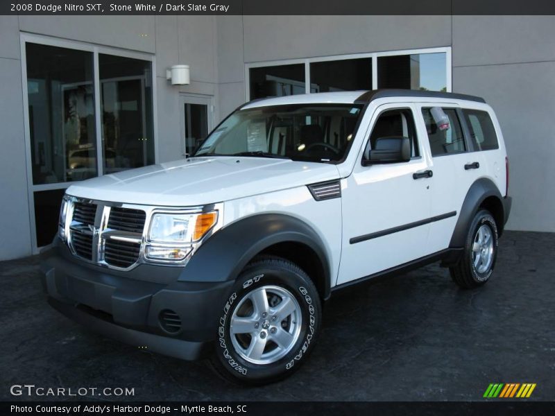 Stone White / Dark Slate Gray 2008 Dodge Nitro SXT