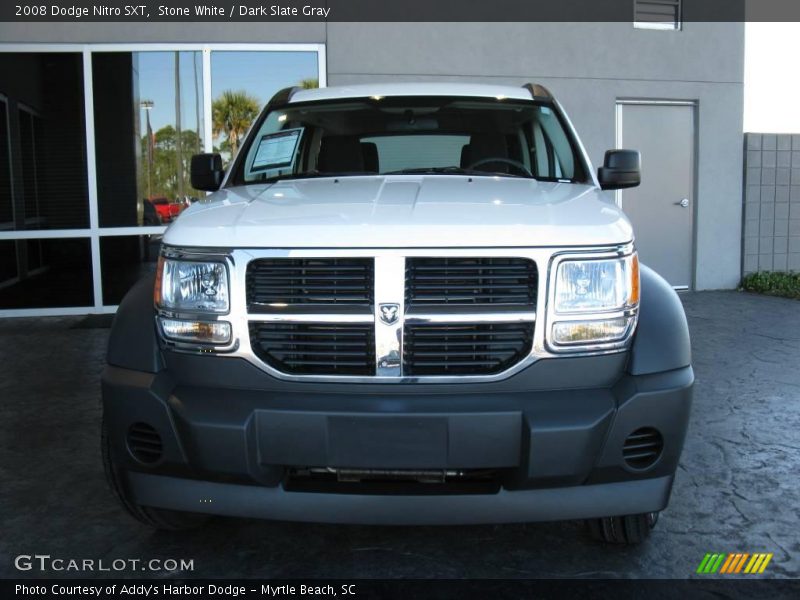 Stone White / Dark Slate Gray 2008 Dodge Nitro SXT