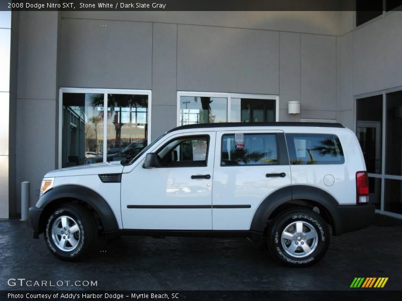 Stone White / Dark Slate Gray 2008 Dodge Nitro SXT