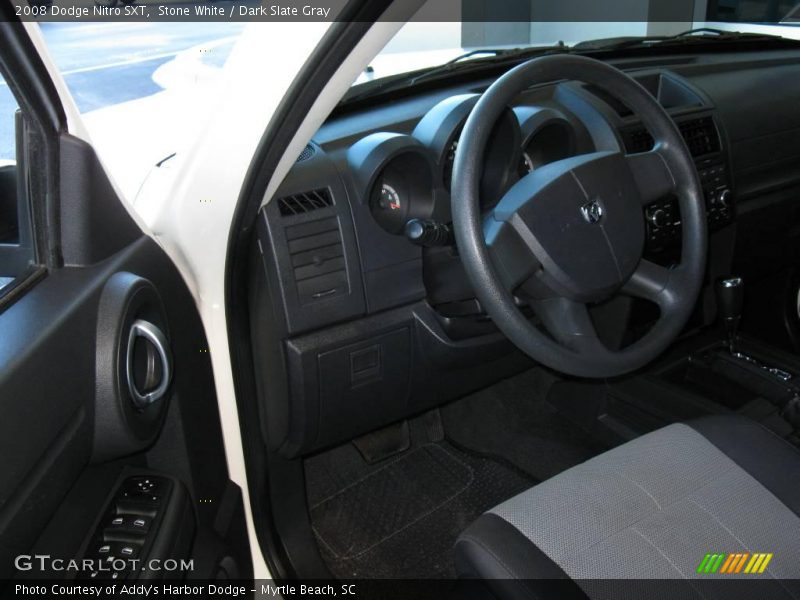 Stone White / Dark Slate Gray 2008 Dodge Nitro SXT