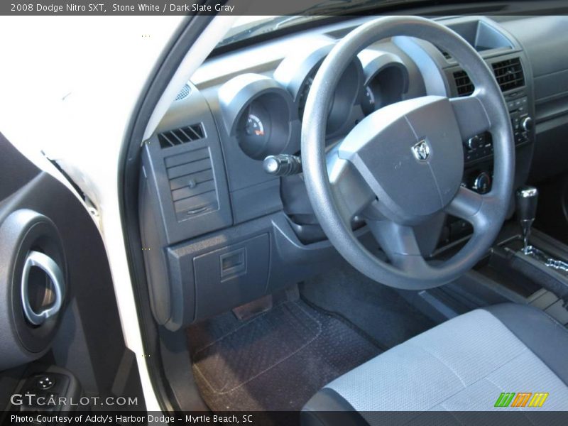 Stone White / Dark Slate Gray 2008 Dodge Nitro SXT