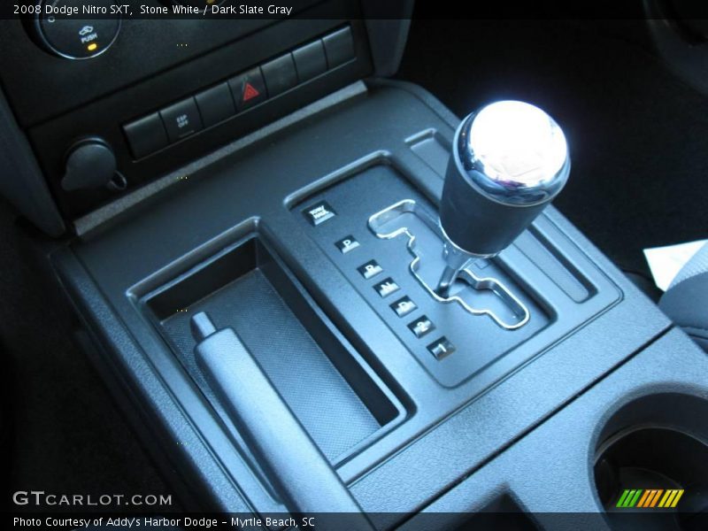 Stone White / Dark Slate Gray 2008 Dodge Nitro SXT