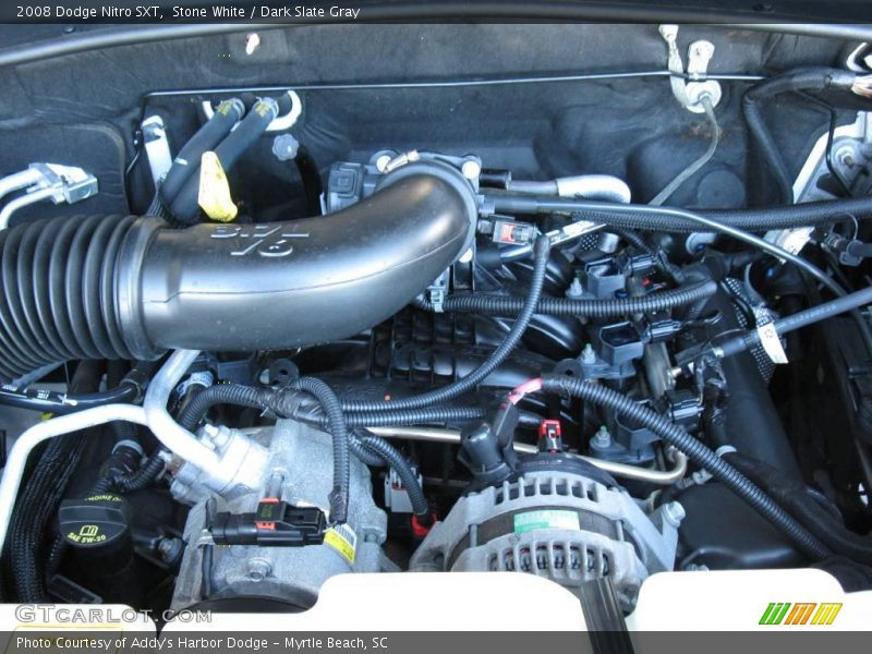 Stone White / Dark Slate Gray 2008 Dodge Nitro SXT