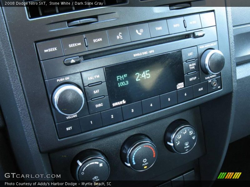 Stone White / Dark Slate Gray 2008 Dodge Nitro SXT