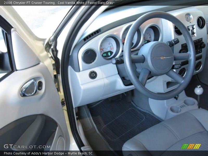 Cool Vanilla White / Pastel Slate Gray 2008 Chrysler PT Cruiser Touring