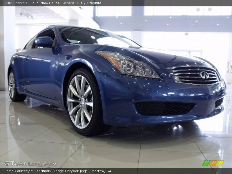 Athens Blue / Graphite 2008 Infiniti G 37 Journey Coupe