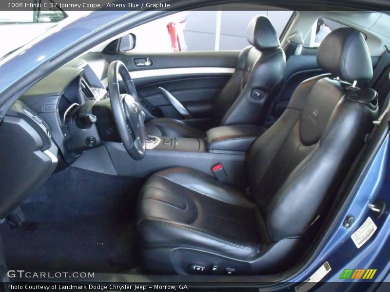  2008 G 37 Journey Coupe Graphite Interior