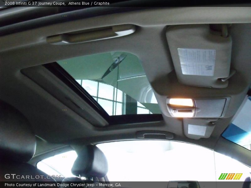Sunroof of 2008 G 37 Journey Coupe