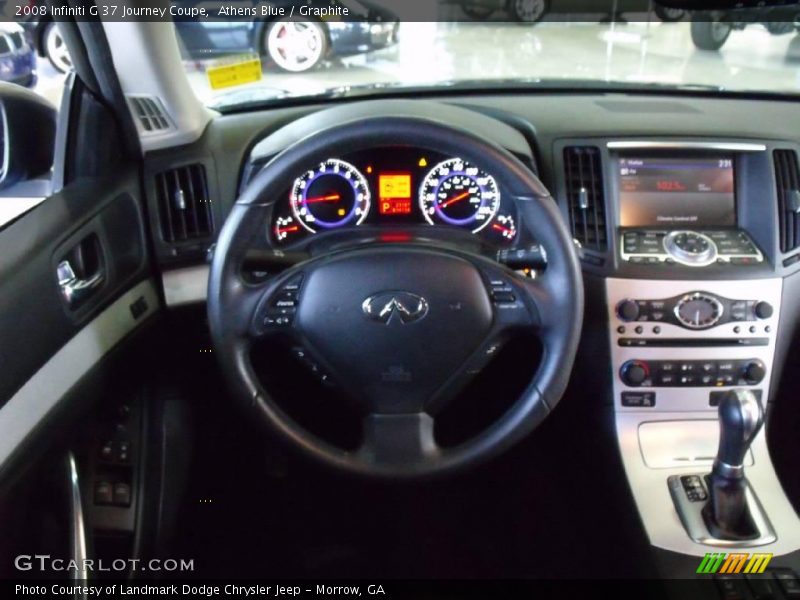 Athens Blue / Graphite 2008 Infiniti G 37 Journey Coupe