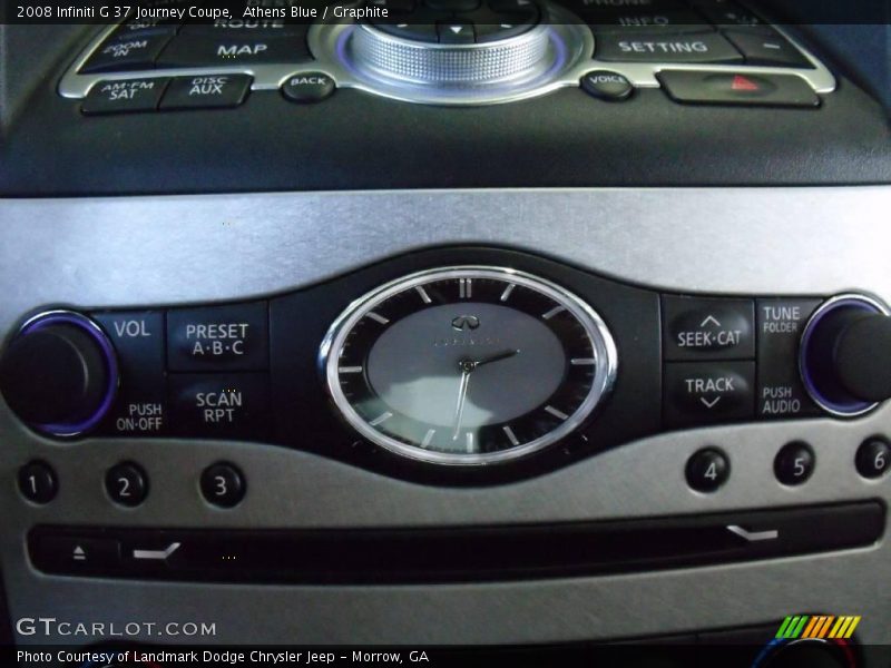 Athens Blue / Graphite 2008 Infiniti G 37 Journey Coupe