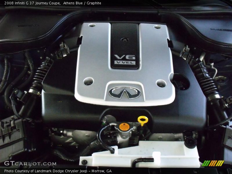 Athens Blue / Graphite 2008 Infiniti G 37 Journey Coupe