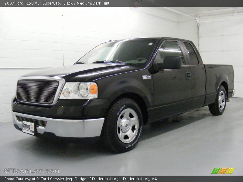 Black / Medium/Dark Flint 2007 Ford F150 XLT SuperCab