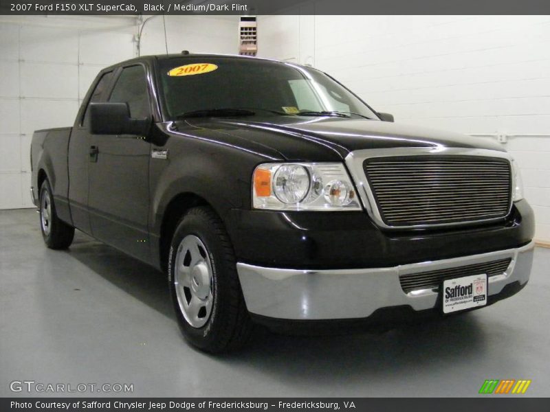 Black / Medium/Dark Flint 2007 Ford F150 XLT SuperCab