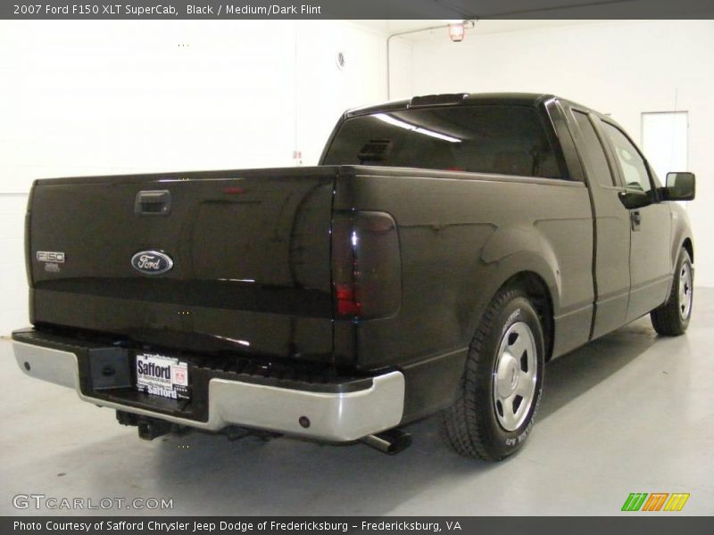 Black / Medium/Dark Flint 2007 Ford F150 XLT SuperCab